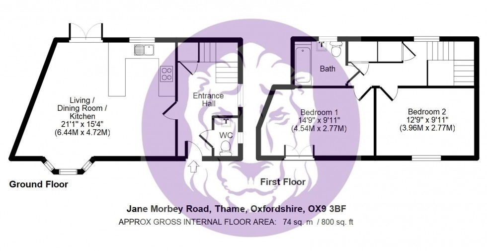 Floorplan for Jane Morbey Road, Thame