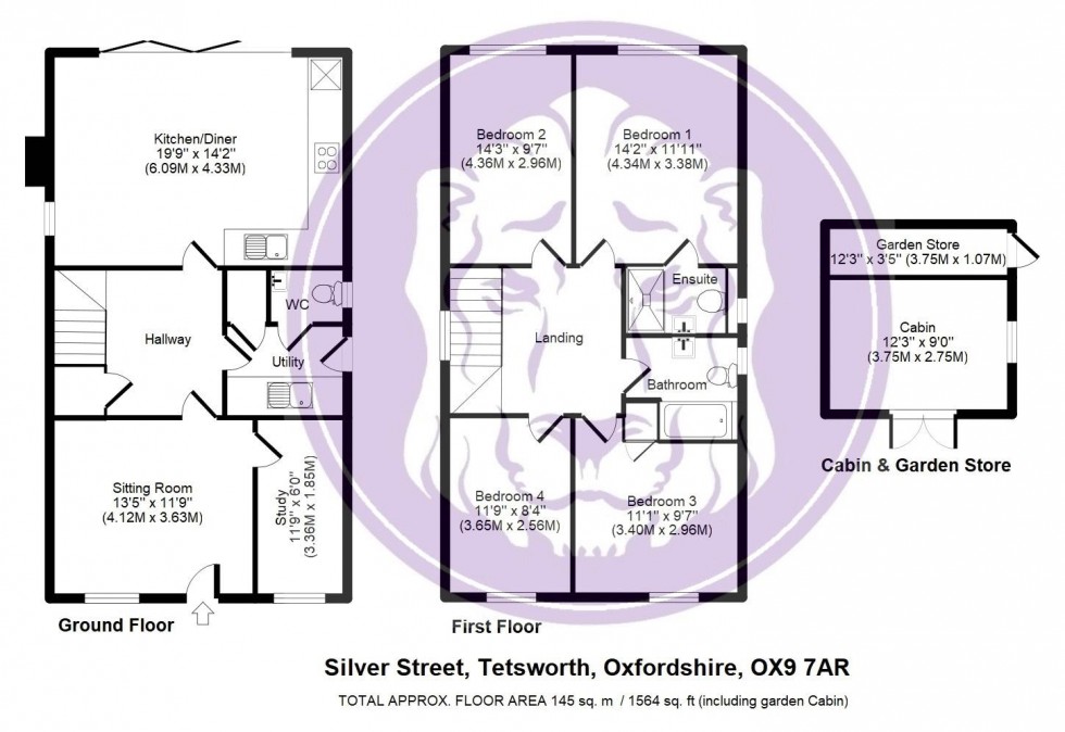 Floorplan for Silver Street, Tetsworth
