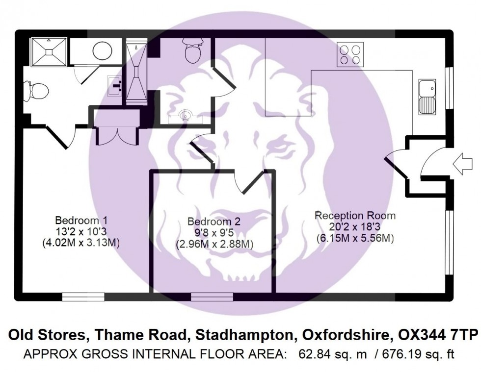 Floorplan for Thame Road, Stadhampton